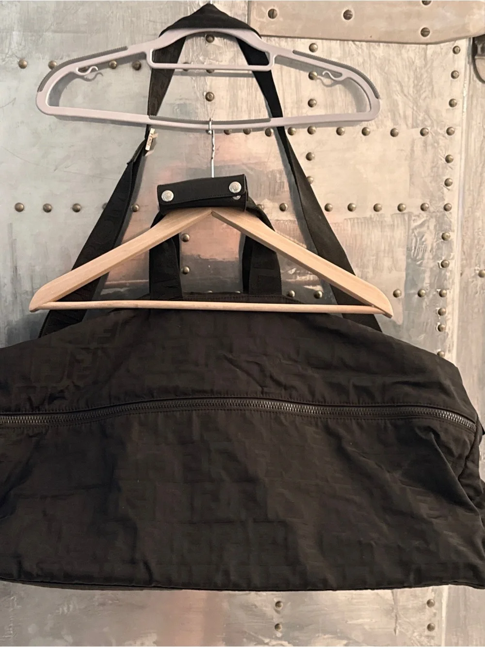 Fendi Black Men's Duffel Bag